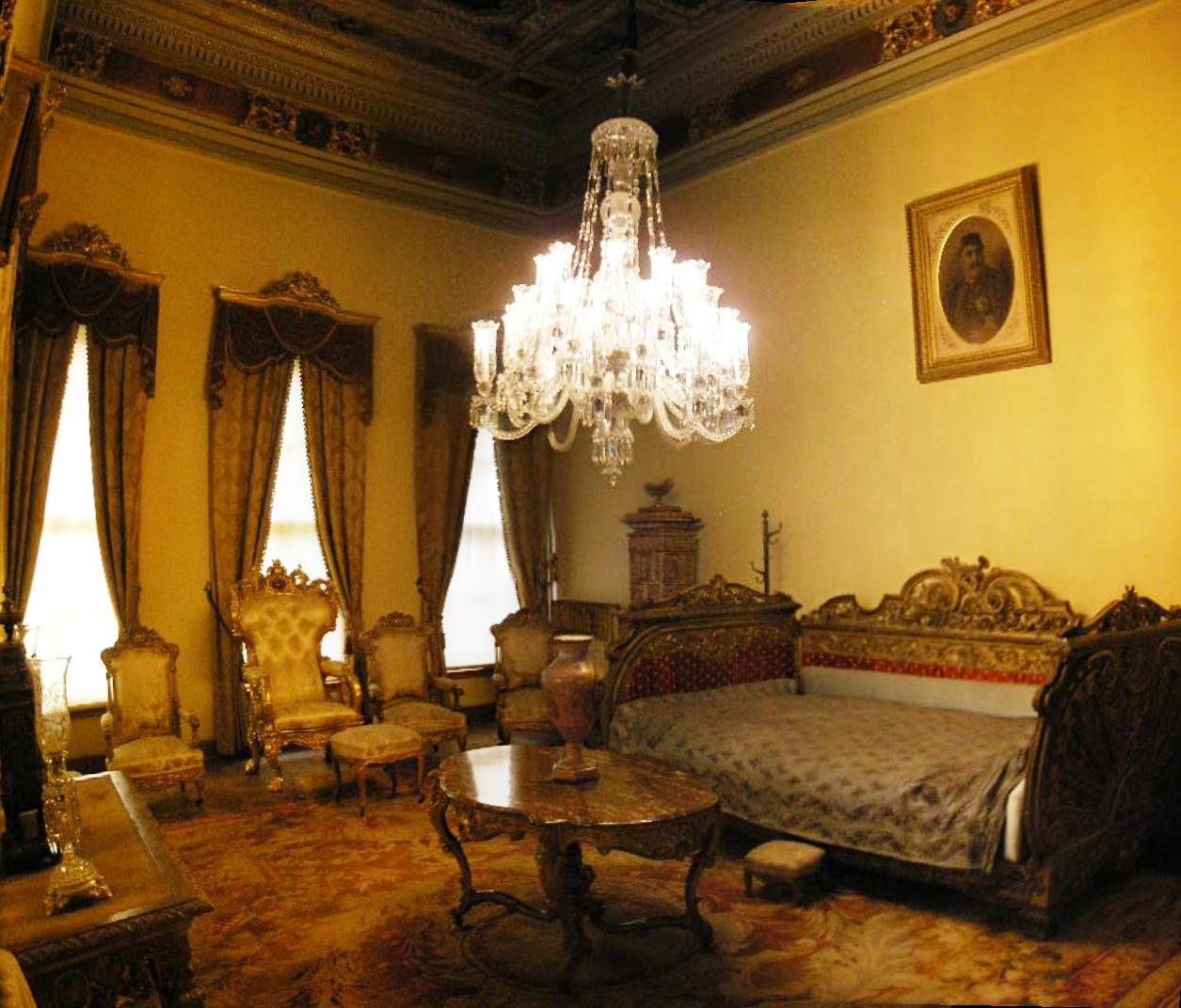 Sultono Abdiulazizo kambarys Dolmabahçe rūmuose